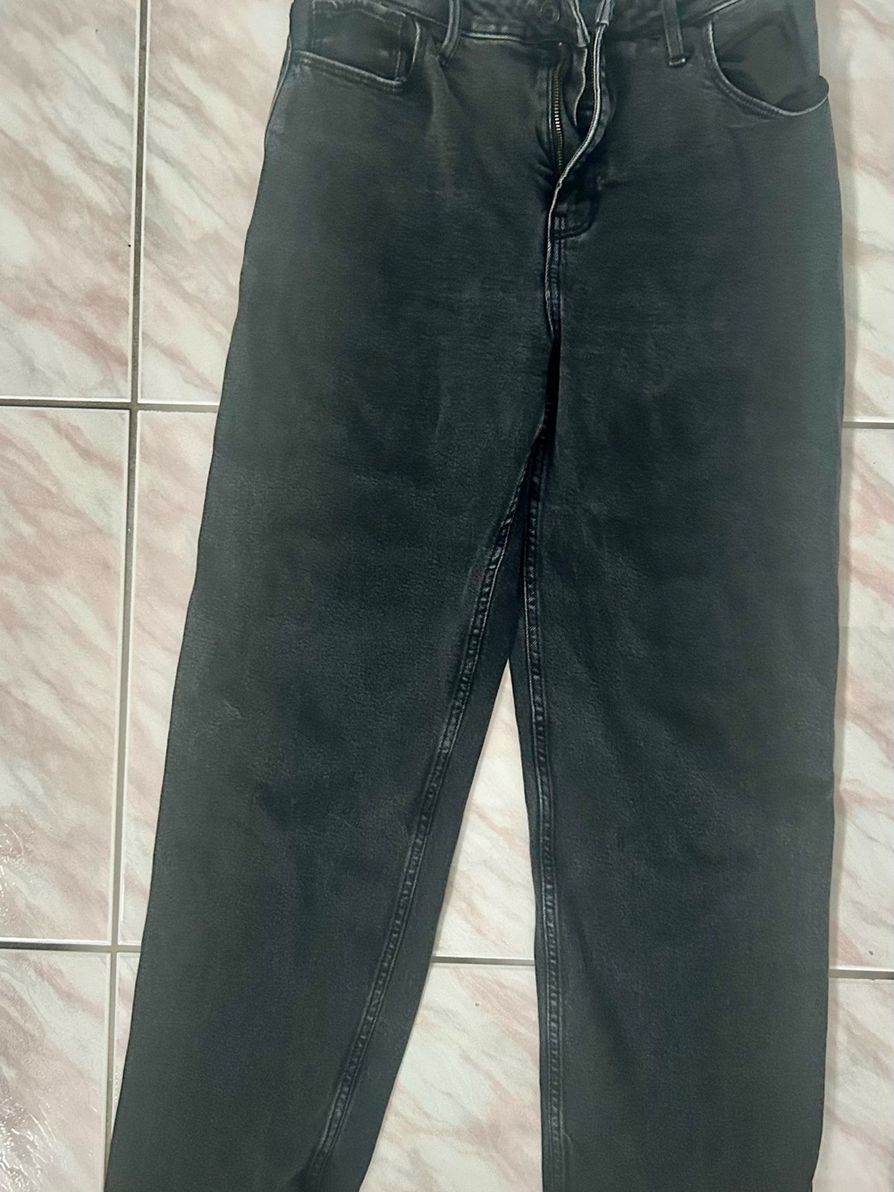 Hollister Black Straight-Leg Women's Jeans